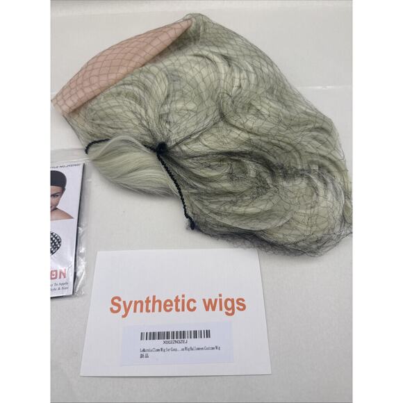 Men's Clown Wig Short Afro Wig Cosplay Bald Halloween Party Costume New *READ... - Picture 6 of 16